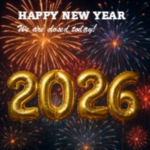 Happy New Year, closed today!